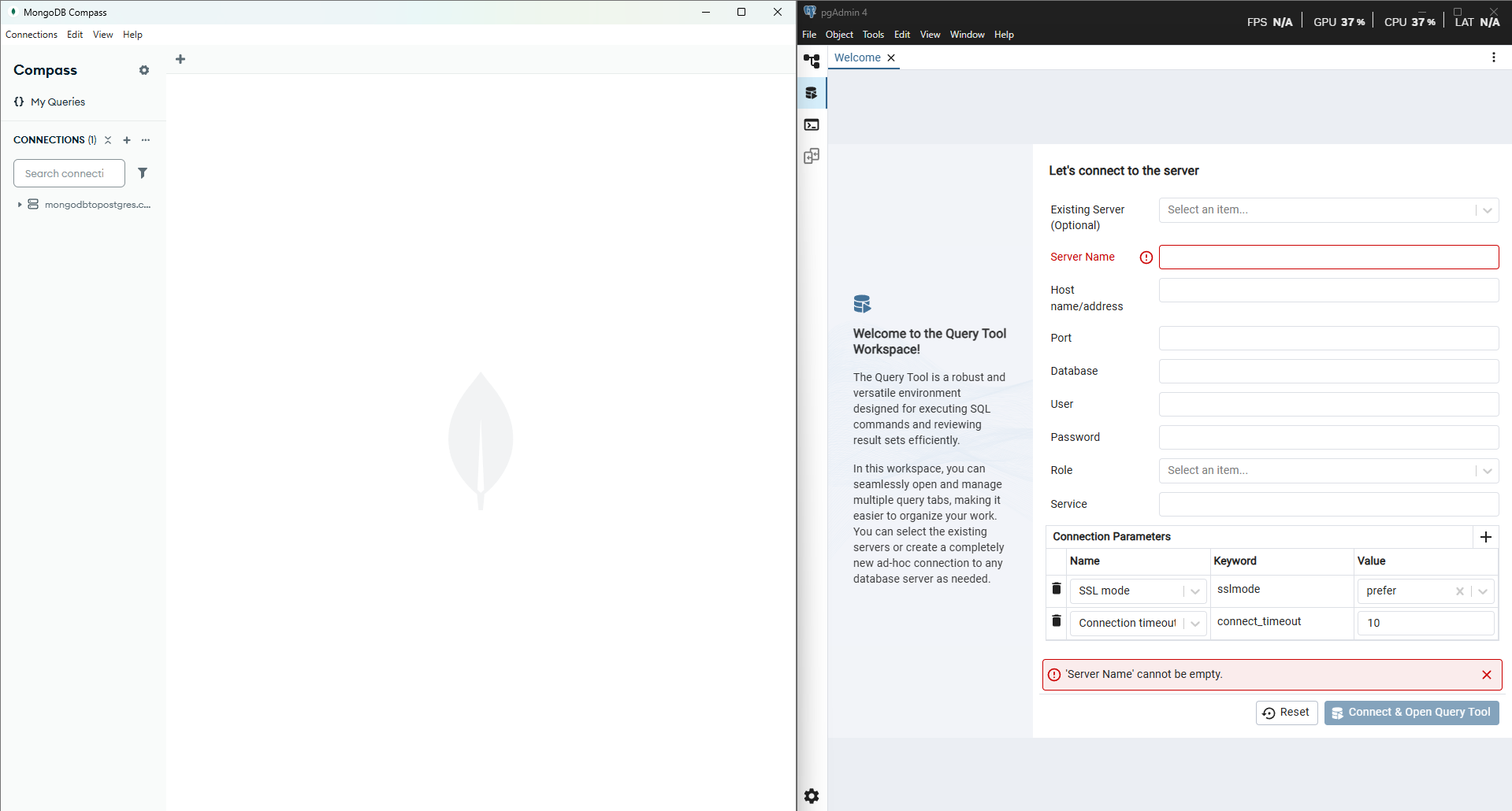 Database Migration screenshot